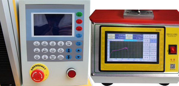 電子拉力機觸摸按鍵部位