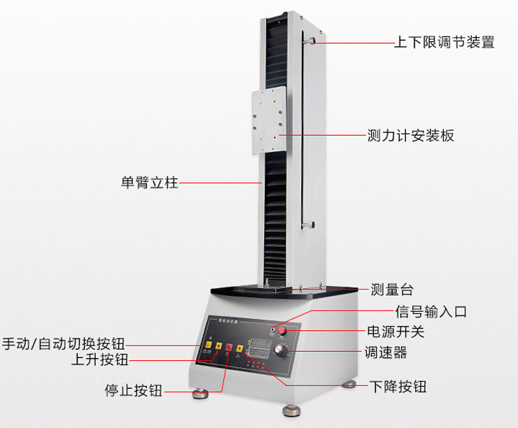 數顯推拉力計結構說明